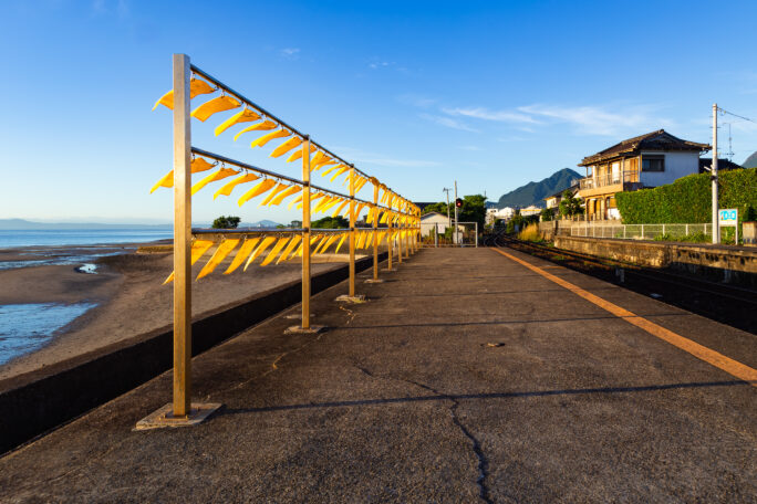 島原鉄道鉄道線・大三東駅（長崎県：2025年7月）