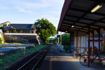 島原鉄道鉄道線・松尾駅(長崎県:2025年7月)