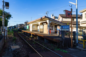 島原鉄道鉄道線・霊丘公園体育館駅(長崎県:2025年7月)