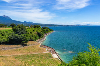 島原鉄道鉄道線・原城駅跡付近・原城址公園(長崎県:2025年7月)