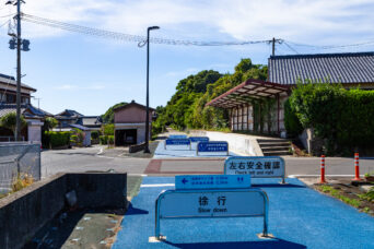 島原鉄道鉄道線・白浜海水浴場前駅跡(長崎県:2025年7月)
