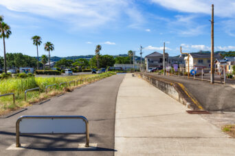 島原鉄道鉄道線・加津佐駅跡(長崎県:2025年7月)