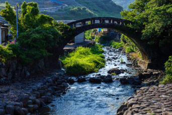 島原半島・雲仙・小浜・金浜眼鏡橋(長崎県:2025年8月)