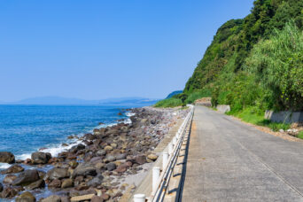 雲仙鉄道廃線跡・千々石~濱間(長崎県:2025年8月)