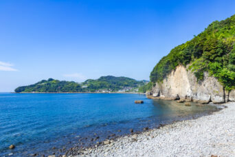 長崎半島・塩見集落付近から望む橘湾(長崎県:2025年8月)