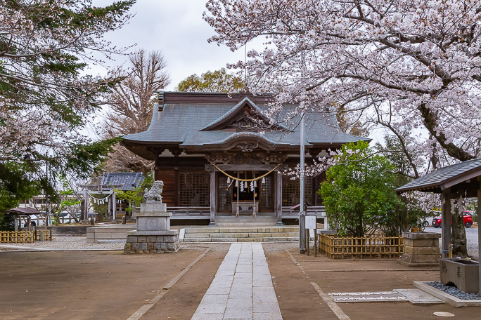 茂原市街地に鎮座する茂原八幡神社