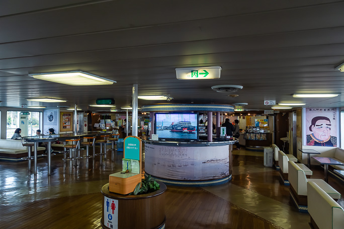 居住空間の広さと設備の充実度は船旅ならでは