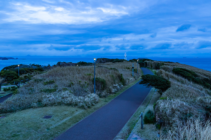 閉園時間ギリギリになって安房埼灯台も訪問