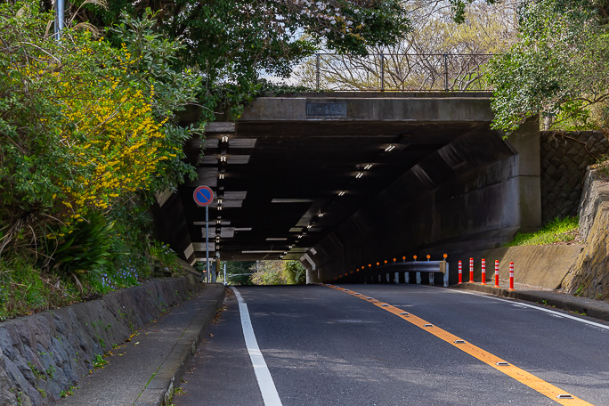 滝ノ坂隧道で再び三浦半島の脊梁山地を越える