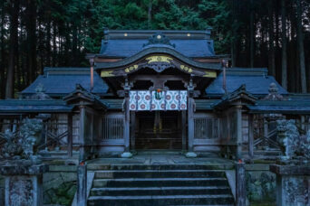 信楽高原鉄道信楽線・勅旨駅付近・天神神社（滋賀県：2025年11月）