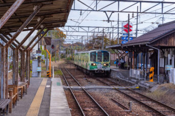 近江鉄道本線・水口駅（滋賀県：2025年11月）