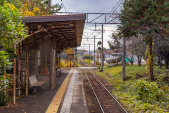 近江鉄道本線・大学前駅（滋賀県：2025年11月）