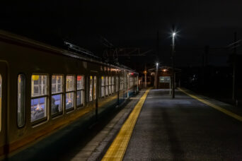 近江鉄道本線・鳥居本駅(滋賀県:2025年11月)