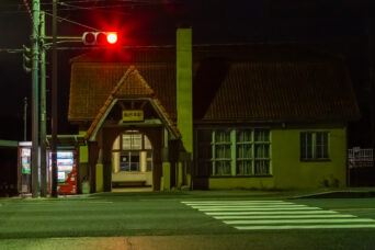 近江鉄道本線・鳥居本駅(滋賀県:2025年11月)