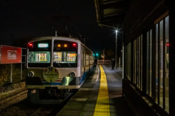 近江鉄道本線・鳥居本駅(滋賀県:2025年11月)