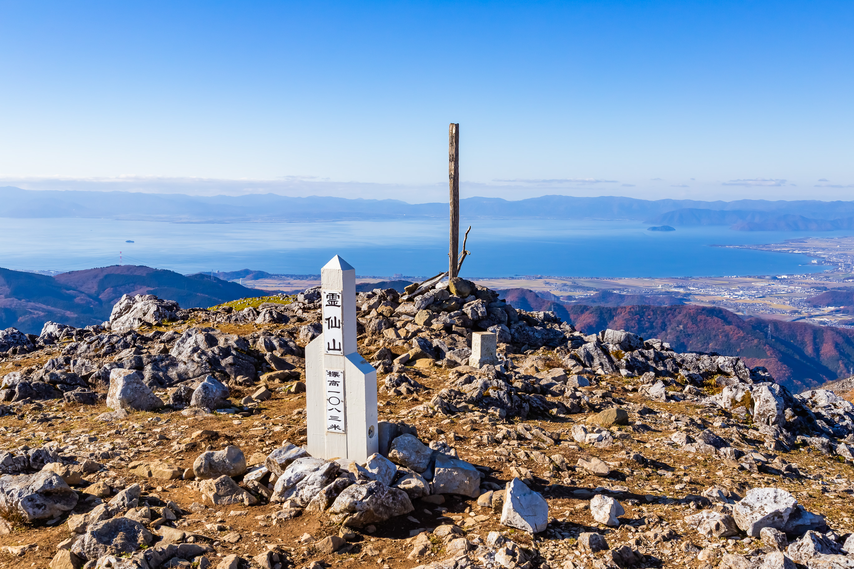 鈴鹿山地・霊仙山（滋賀県：2025年11月）