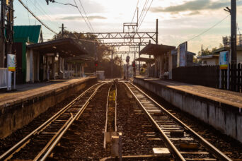 三岐鉄道北勢線・楚原駅（三重県：2025年12月）