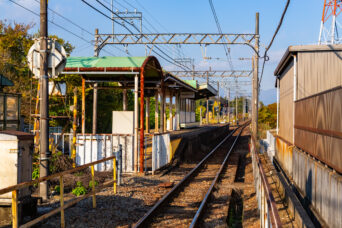 三岐鉄道北勢線・七和駅（三重県：2025年12月）