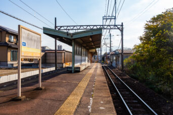 三岐鉄道北勢線・七和駅（三重県：2025年12月）