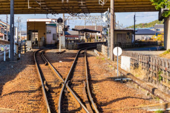 三岐鉄道北勢線・在良駅（三重県：2025年12月）