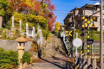 三岐鉄道北勢線・馬道駅（三重県：2025年12月）