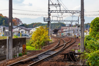 三岐鉄道三岐線・山城駅（三重県：2025年12月）
