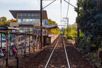 三岐鉄道三岐線・北勢中央公園口駅（三重県：2025年12月）