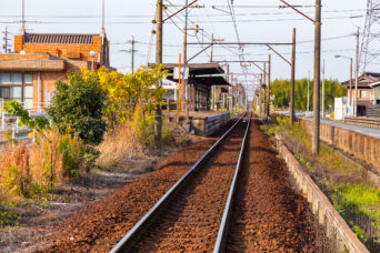 三岐鉄道三岐線・大安駅（三重県：2025年12月）