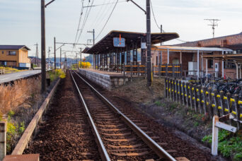 三岐鉄道三岐線・大安駅（三重県：2025年12月）