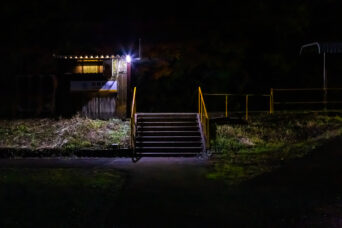 三岐鉄道三岐線・西野尻駅（三重県：2025年12月）
