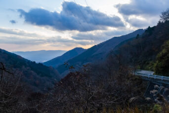 鈴鹿山地・鞍掛峠（三重県：2025年12月）