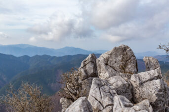 鈴鹿山地・御池岳付近・西ボタンブチ（滋賀県：2025年12月）