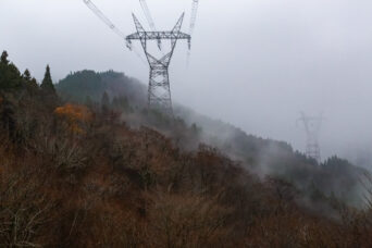 鈴鹿山地・ノタノ坂付近（滋賀県：2025年12月）