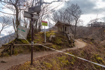 鈴鹿山地・鞍掛峠(滋賀県・三重県:2025年12月)
