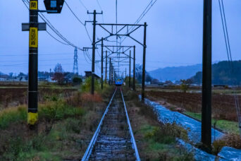 近江鉄道本線・河辺の森駅(滋賀県:2025年12月)