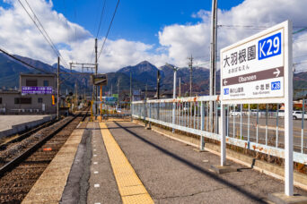 近鉄湯の山線・大羽根園駅(三重県:2025年12月)