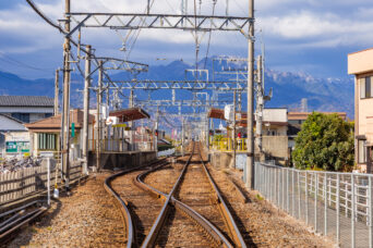 近鉄湯の山線・桜駅(三重県:2025年12月)