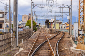 近鉄湯の山線・伊勢松本駅(三重県:2025年12月)