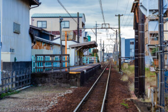 四日市あすなろう鉄道内部線・南日永駅(三重県:2025年12月)