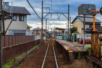 四日市あすなろう鉄道内部線・小古曽駅(三重県:2025年12月)