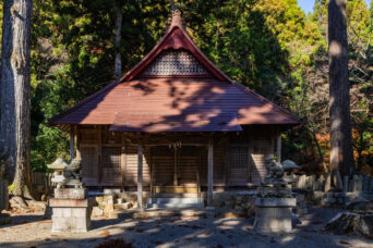 湖南・甲賀・山女原集落・上林神社（滋賀県：2025年12月）