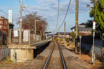 JR草津線・油日駅（滋賀県：2025年12月）