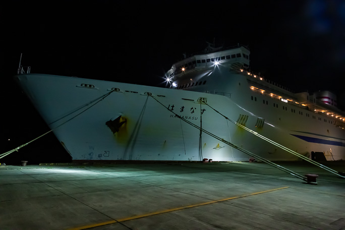 この日は「はまなす」に乗船して渡道する