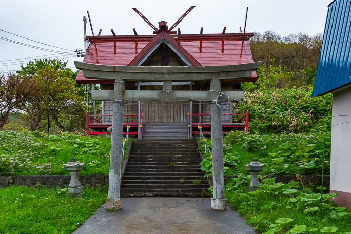 恵比須神社（別苅神社）にも立ち寄り道中の無事に感謝する