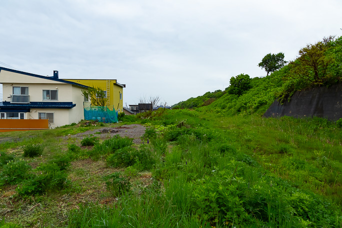 大正時代開業の礼受駅の跡地も痕跡は不明瞭になっていた