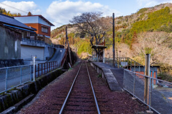 錦川鉄道錦川清流線・柳瀬駅（山口県：2026年1月）