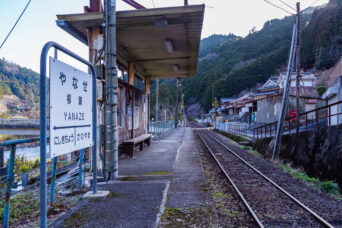 錦川鉄道錦川清流線・柳瀬駅（山口県：2026年1月）
