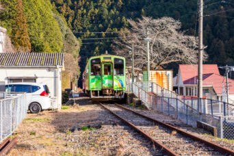 錦川鉄道錦川清流線・錦町駅（山口県：2026年1月）