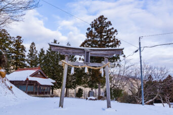 岩国・上沼田集落・神沼田神社（山口県：2026年1月）