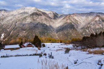 岩国・上沼田集落・上沼田棚田（山口県：2026年1月）